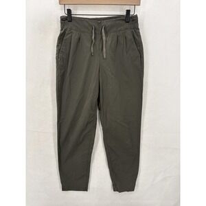 REI Cooperative Jogger Pants Womens XS Green Nylon Stretch Hiking Travel Outdoor